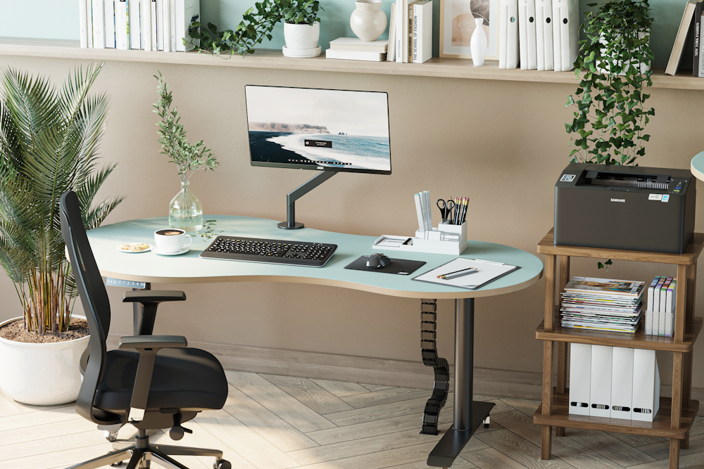 Flexure Height Adjustable Desk