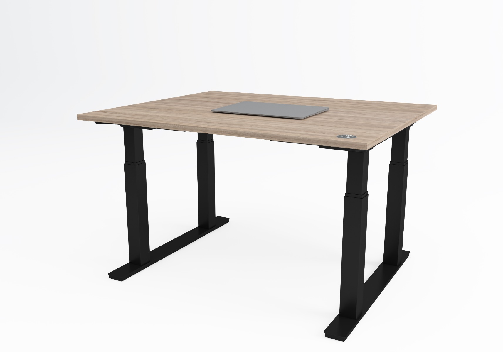 Wolfe meet desk - light wood top