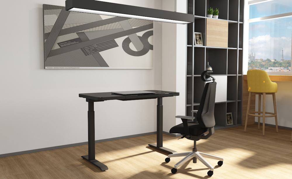 Wolfe smart height-adjustable desk
