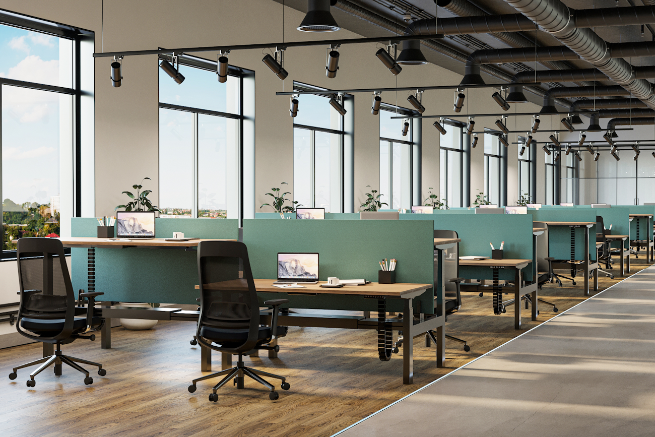 How can ergonomic office furniture be used to support physical health?