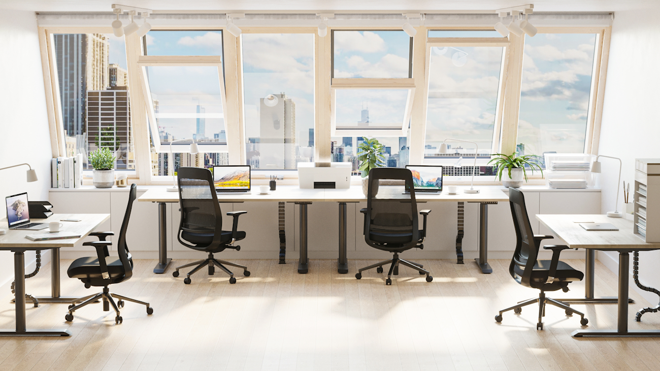How can ergonomic office furniture improve health and wellbeing in the workplace