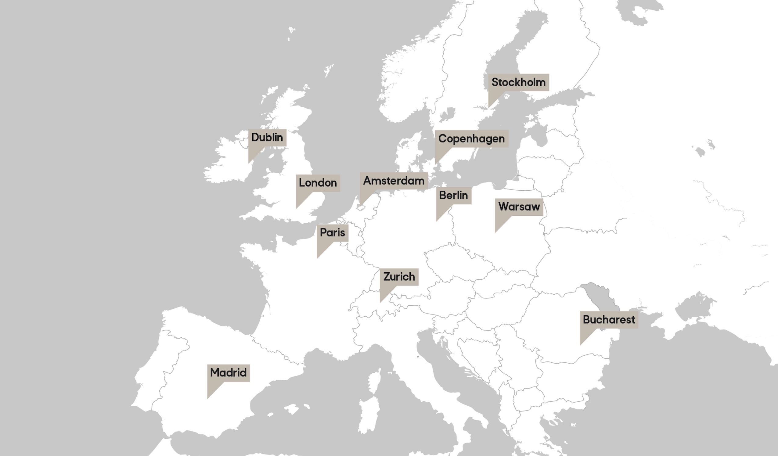 Our office furniture can be spotted all over Europe